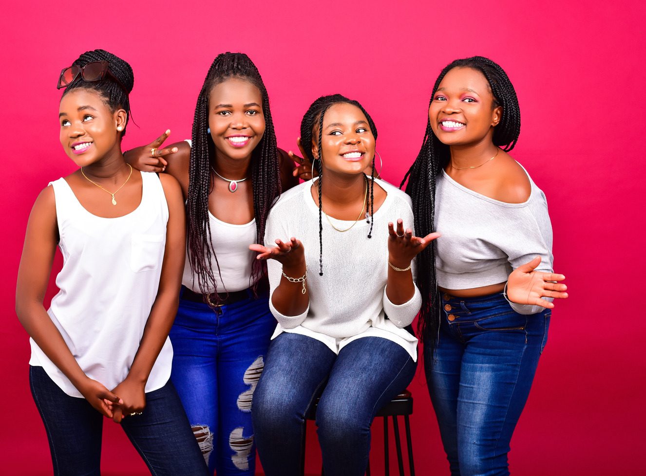 Young people supported by Thriving Teens Foundation
